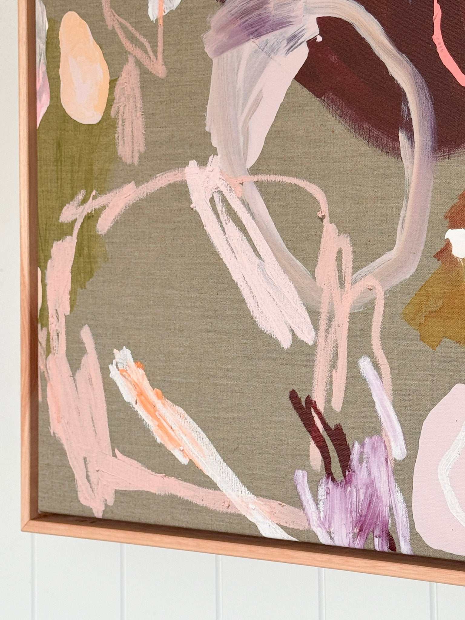 Rebecca Koerting Art Canvas Print Untamed Energy limited edition 100x125cm abstract wall art