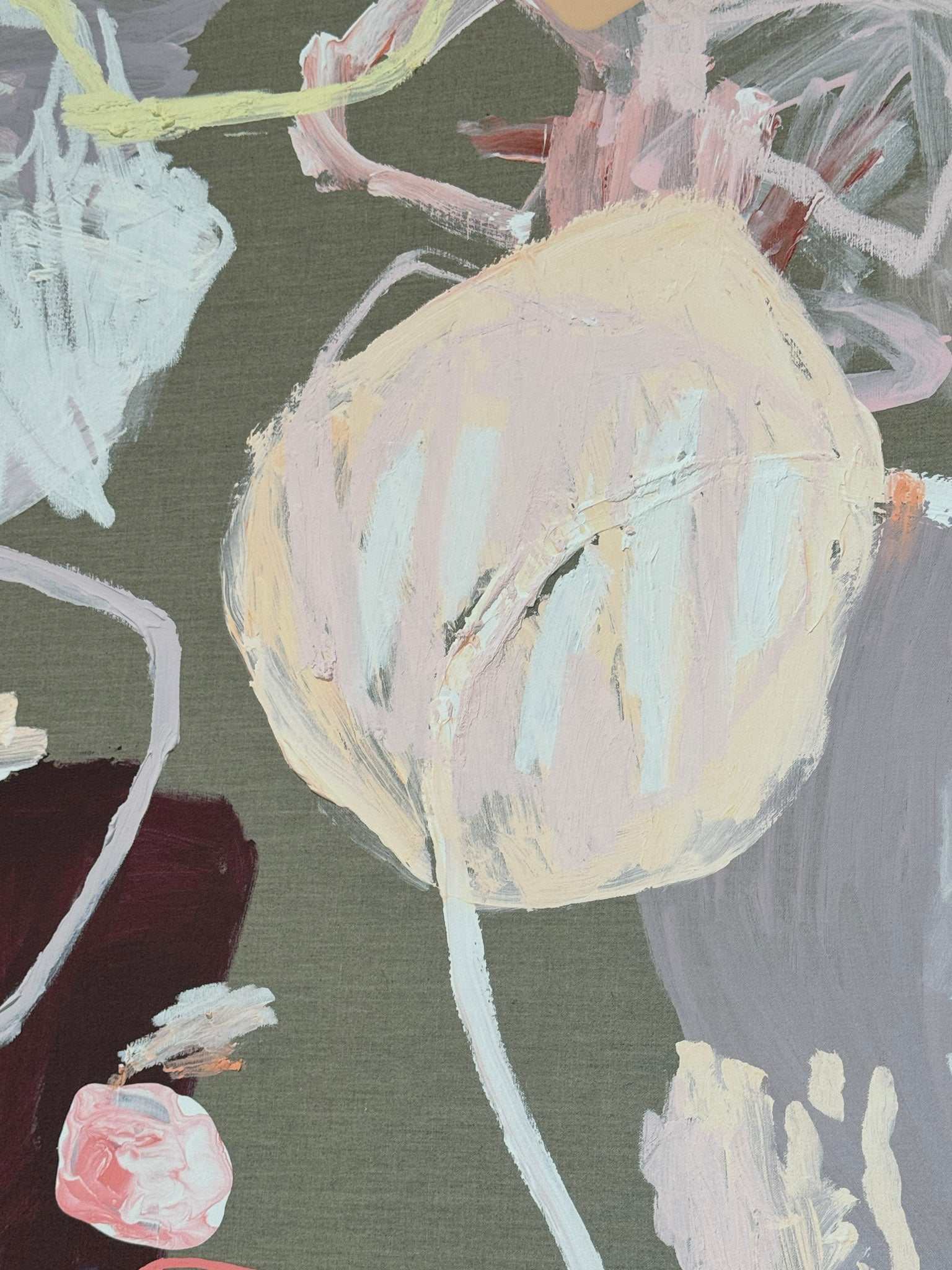 Rebecca Koerting Art Canvas Print Untamed Energy abstract limited edition 100x125cm