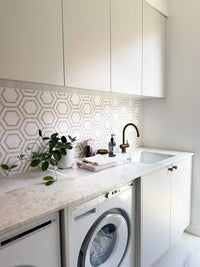 norsu Studio scalloped perspex clear tray with rectangle shape and modern design