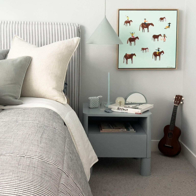 Lottie Rae Fine Art canvas print Gangstas' Paradise 50x50cm oak frame bedroom wall decor