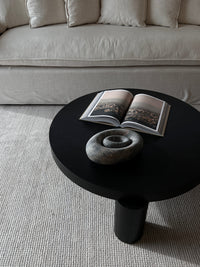 CoTheory Eclipse Sculpted Bowl - Tundra Grey Marble