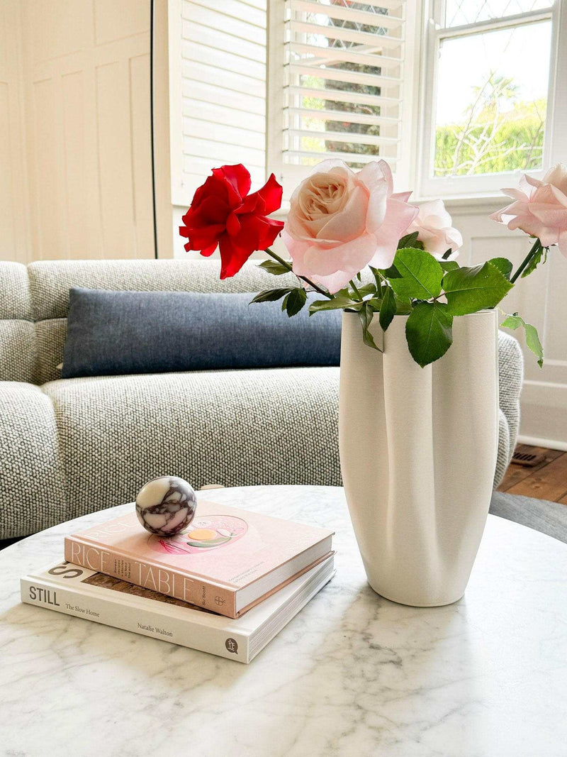 CoTheory Accessories CoTheory Orbit Table Sculpture - Viola Marble