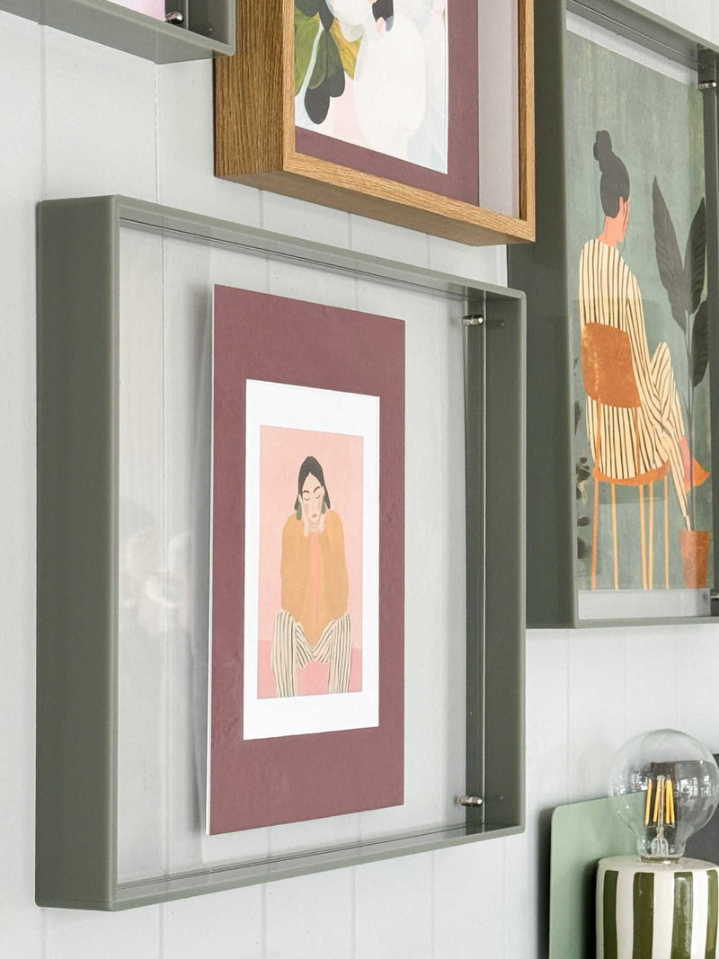 norsu STUDIO A4 Burgundy matboard framing artwork for enhanced display and protection