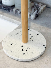 Norsu Interiors Paper Towel Holder Shelley Paper Towel Holder, Terrazzo Base