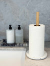 Norsu Interiors Paper Towel Holder Shelley Paper Towel Holder, Terrazzo Base