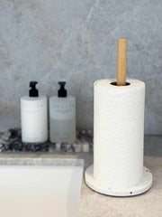 Norsu Interiors Paper Towel Holder Shelley Paper Towel Holder, Terrazzo Base