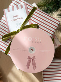 norsu STUDIO Christmas Cards multi-pack with festive design and recipe on premium matte stock