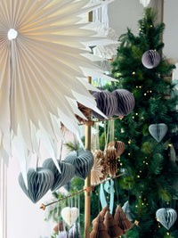 Nordic Rooms Christmas Decorations Window & Wall Hanging Star Ornament, Off-White - Various Sizes