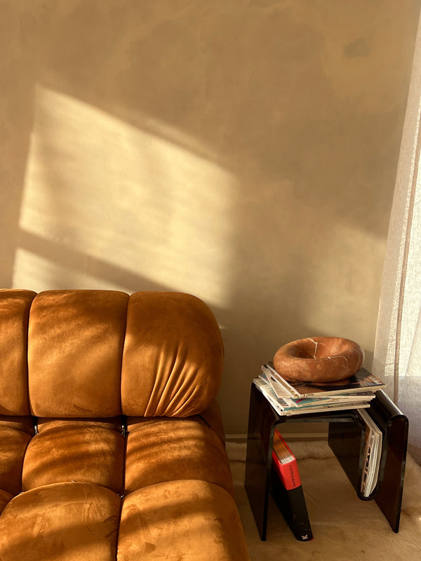 CoTheory Eclipse Sculpted Dish & Incense Holder - Rosso Alicante