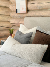 norsu STUDIO - Forma Collection - Sculpt Lumbar Cushion, Vanilla