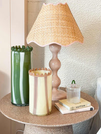 Norsu Interiors Vase Vienna Glass Vase, Small - Nude