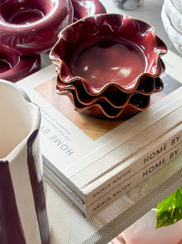 Amore Ceramic Baker Dish - Burgundy