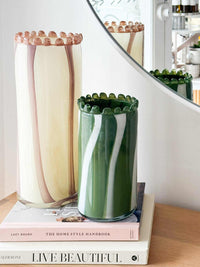 Norsu Interiors Vase Vienna Glass Vase, Large - Nude