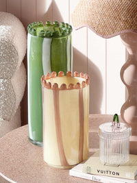 Norsu Interiors Vase Vienna Glass Vase, Small - Nude