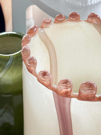 Norsu Interiors Vase Vienna Glass Vase, Large - Nude