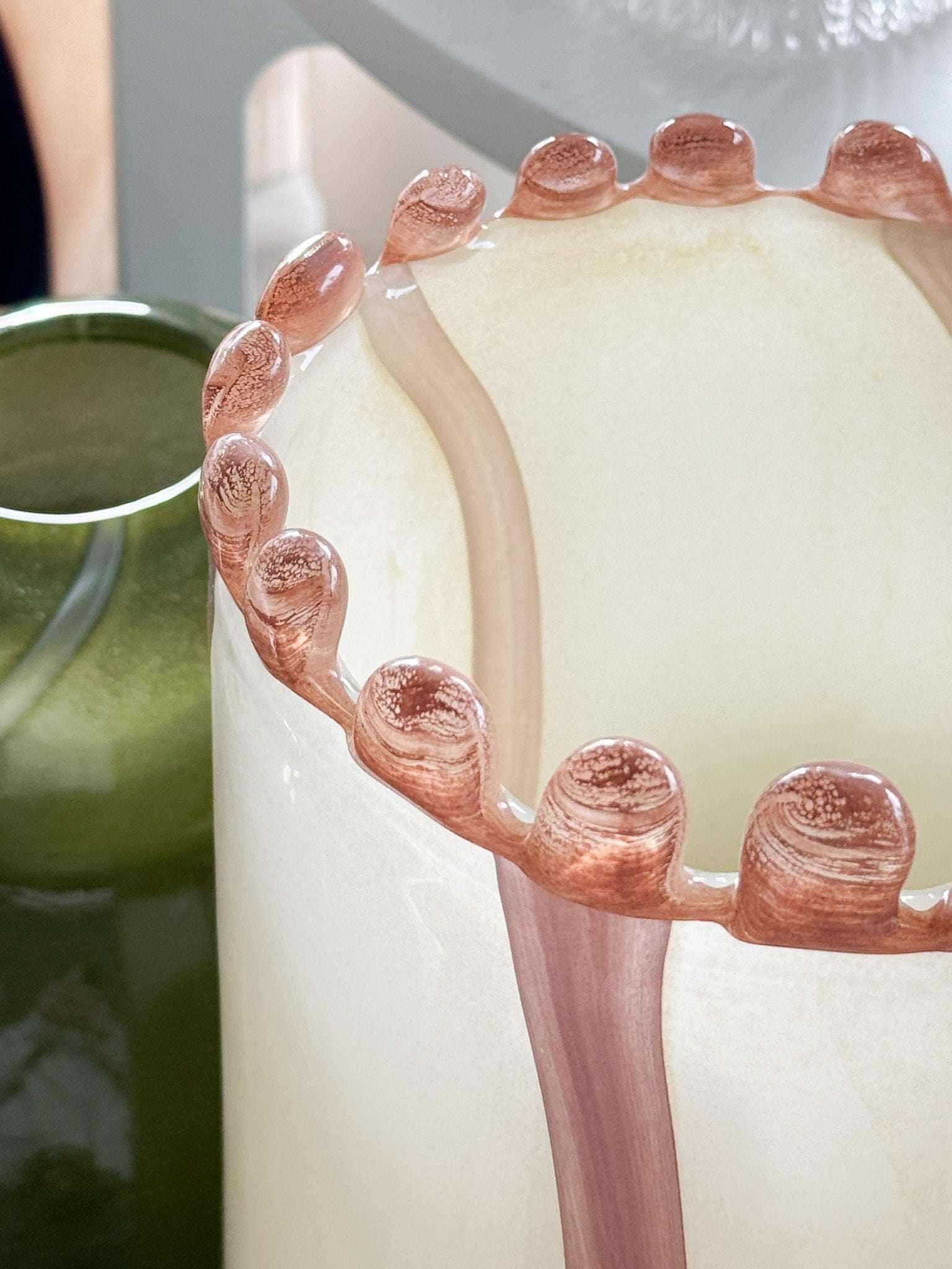 Norsu Interiors Vase Vienna Glass Vase, Large - Nude