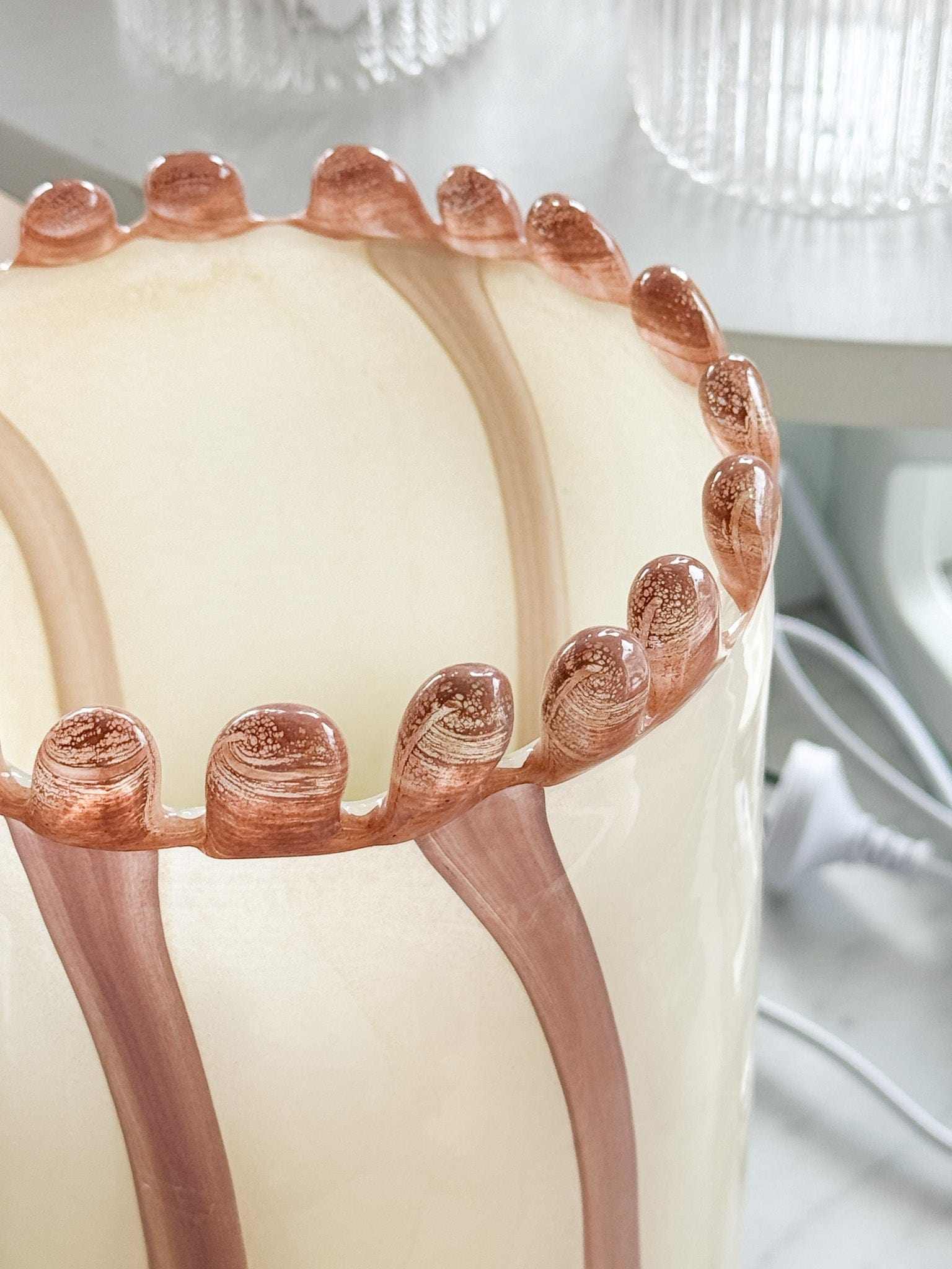 Norsu Interiors Vase Vienna Glass Vase, Small - Nude