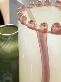 Norsu Interiors Vase Vienna Glass Vase, Small - Nude