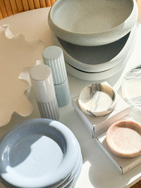 Orb Ceramic Platter - Sky
