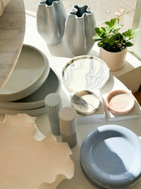 Orb Ceramic Platter - Sky