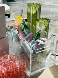 norsu STUDIO The Entertainer - Perspex Scalloped Drinks Bucket – Clear