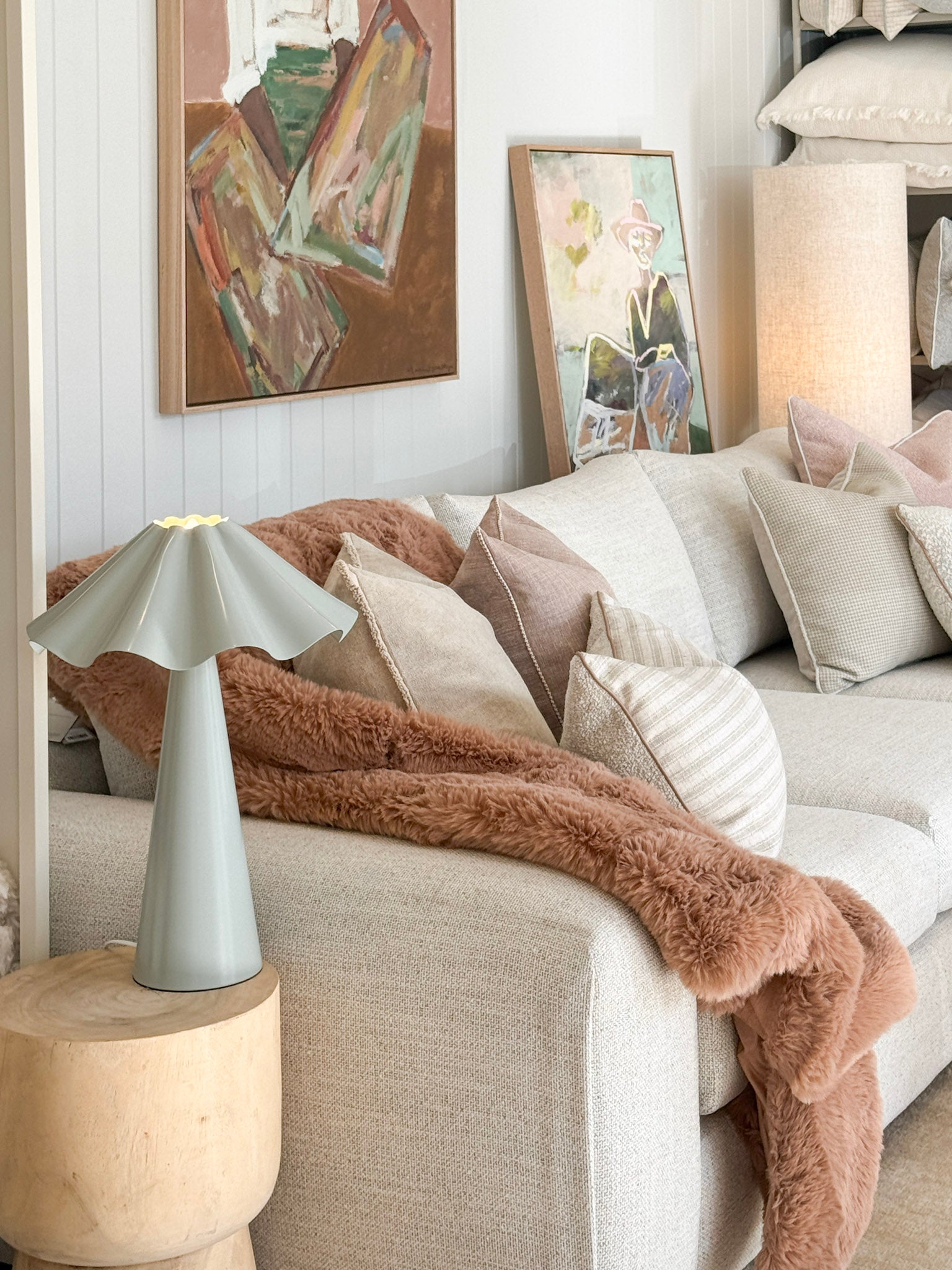 Grayson Table Lamp - Seafoam