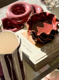 Amore Ceramic Baker Dish - Burgundy