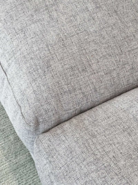 Molmic Sofas 3 Seater Molmic Shona sofa, 3 Seater, Hawthorn Silver Fabic with Oak Timber Legs AVAILABLE FOR IMMEDIATE PICK UP
