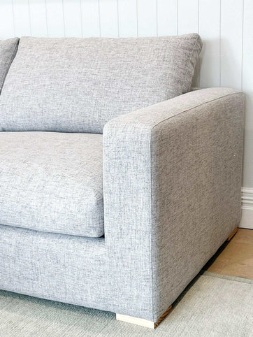 Molmic Sofas Molmic Shona sofa, Hawthorn Silver Fabic with Oak Timber Legs (7908354588921)