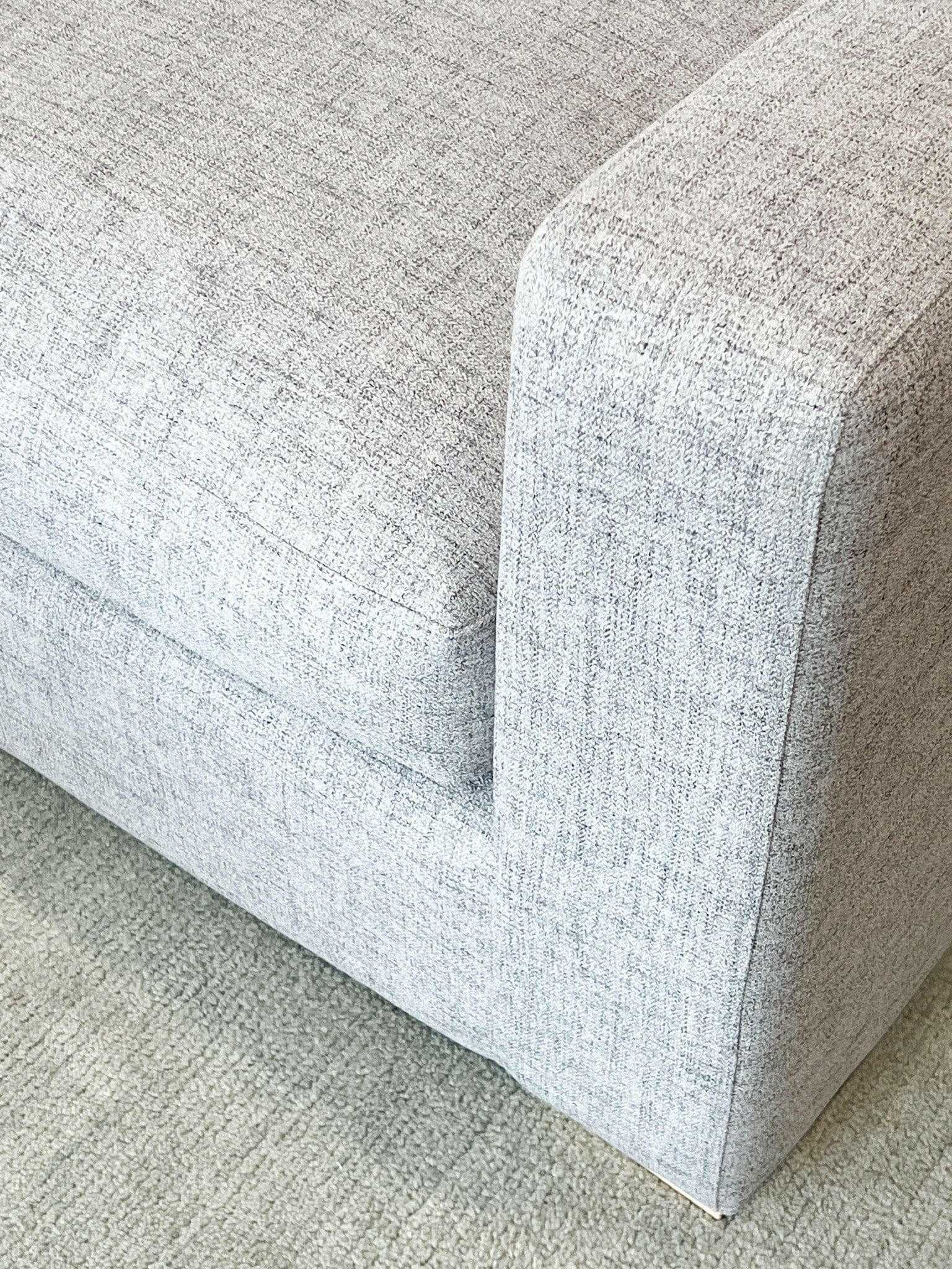 Molmic Sofas 3 Seater Molmic Shona sofa, 3 Seater, Hawthorn Silver Fabic with Oak Timber Legs AVAILABLE FOR IMMEDIATE PICK UP