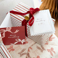 norsu STUDIO Christmas Cards multi pack with festive "Merry Everything" design and premium matte finish