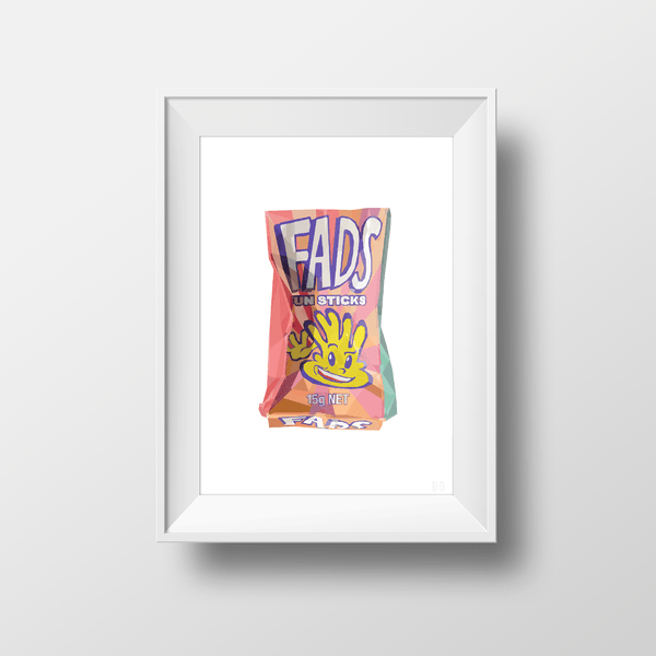 It's Just A Fad — Dom Gauci kids art print by DG Designs | wall art at Norsu Interiors