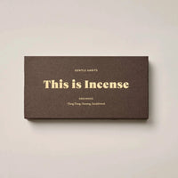 Gentle Habits Incense grounded scent box with Ylang Ylang, Nutmeg, and Sandalwood essential oils