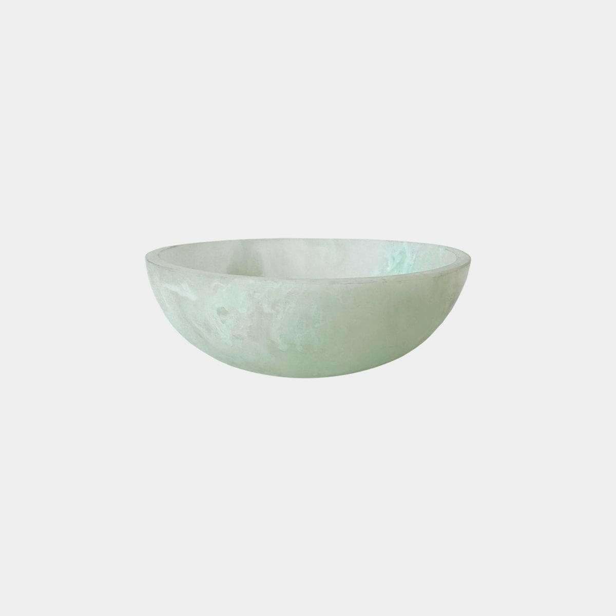 Mint Ada resin small bowl measuring 10x3.5cm for serving dips and snacks