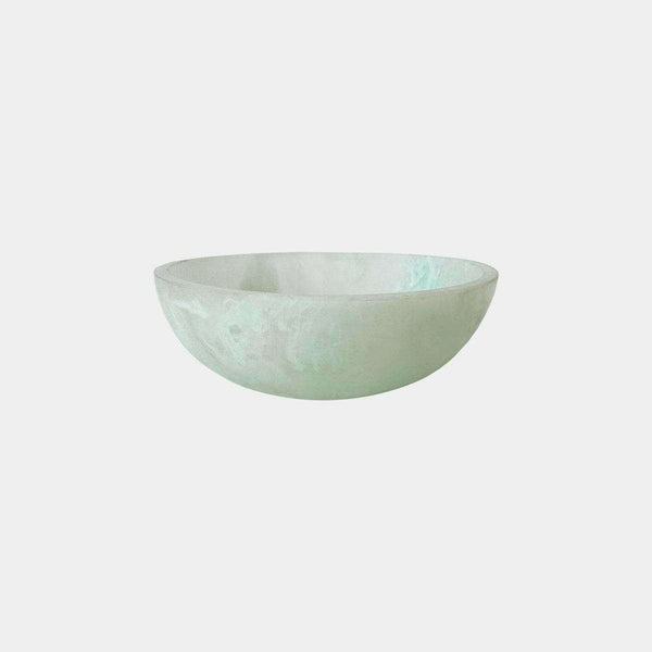 Mint Ada resin small bowl measuring 10x3.5cm for serving dips and snacks