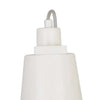 Easton Axel Desk Lamp in matt ivory with adjustable arm and conical shade for focused lighting