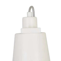 Easton Axel Desk Lamp in matt ivory with adjustable arm and conical shade for focused lighting