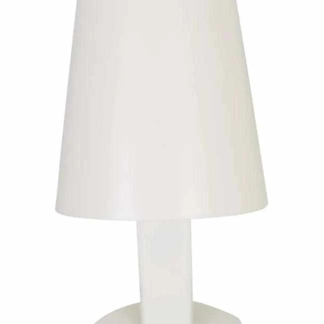 Easton Axel Desk Lamp with matt ivory finish, adjustable arm, conical shade, and industrial iron base