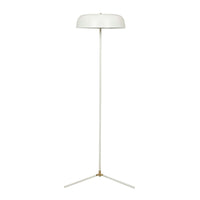 GlobeWest Easton Canopy Floor Lamp - Matt Ivory
