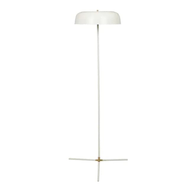 Globe West Lamps Easton Canopy Floor Lamp - White