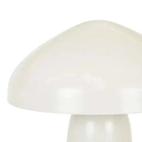 GlobeWest Easton Curve Lamp with oyster grey iron base and curved shade for soft ambient lighting