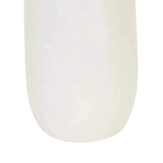 GlobeWest Easton Curve Lamp with oyster grey iron base and curved soft white shade for ambient lighting