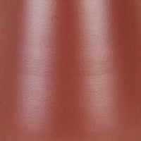 Burgundy metal Globe West Easton Dome Table Lamp with solid pedestal and mushroom-shaped shade