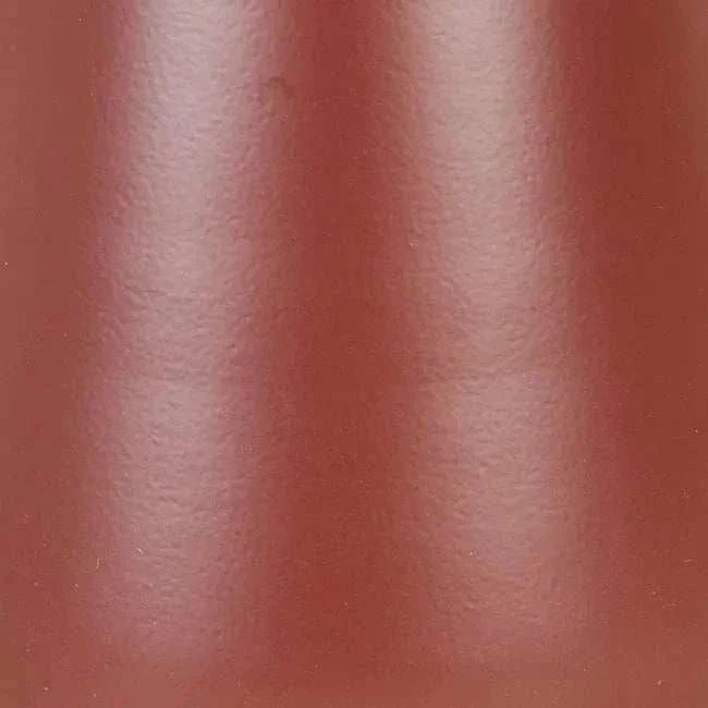 Burgundy metal Globe West Easton Dome Table Lamp with solid pedestal and mushroom-shaped shade