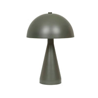 GlobeWest Easton Dome Table Lamp - Olive Green