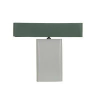 GlobeWest Easton Echo Table Lamp - Fog - Moss