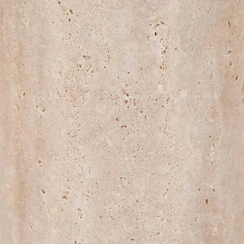 Globe West Lamps Globe West Easton Ellipse Table Lamp - Travertine/Burgundy