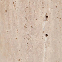 Globe West Lamps Globe West Easton Ellipse Table Lamp - Travertine/Burgundy