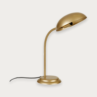 GlobeWest Easton Halo Desk Lamp - Antique Brass