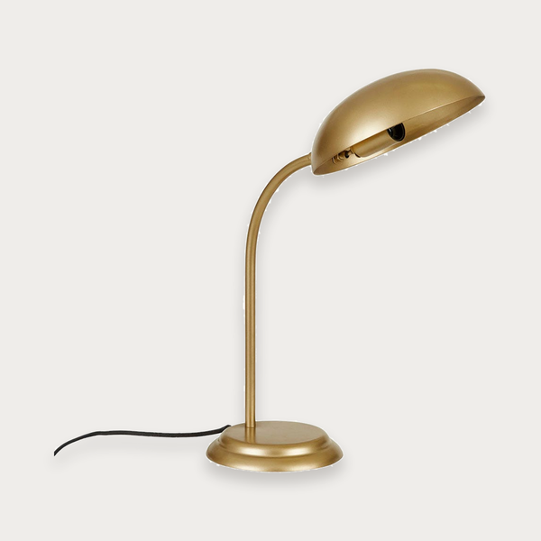 GlobeWest Easton Halo Desk Lamp - Antique Brass
